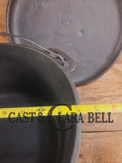 Phenomenal! Very rare 1910’s Griswold Size #11 (2634) Dutch Oven with Slant Logo and (2636) Lid. One you don’t see