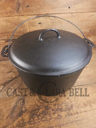 Phenomenal! Very rare 1910’s Griswold Size #11 (2634) Dutch Oven with Slant Logo and (2636) Lid. One you don’t see
