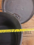 Phenomenal! Very rare 1910’s Griswold Size #11 (2634) Dutch Oven with Slant Logo and (2636) Lid. One you don’t see