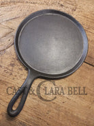 Piece of American history. Late 1800’s antique Gate marked Round Cast Iron Stove Eye Griddle. Elegant and hard working.