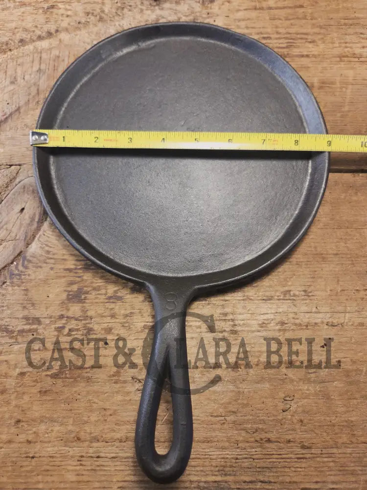 Piece of American history. Late 1800’s antique Gate marked Round Cast Iron Stove Eye Griddle. Elegant and hard working.