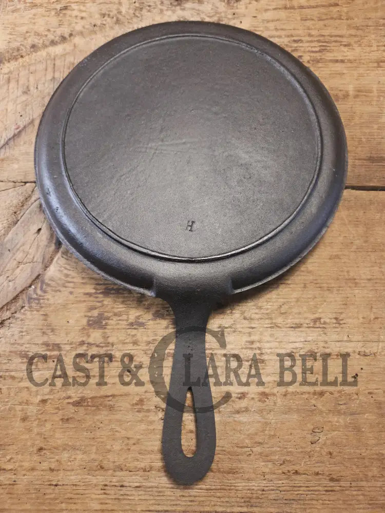 Piece of American history. Late 1800’s antique Gate marked Round Cast Iron Stove Eye Griddle. Elegant and hard working.