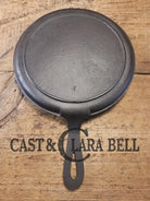 Piece of American history. Late 1800’s antique Gate marked Round Cast Iron Stove Eye Griddle. Elegant and hard working.
