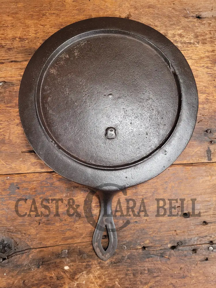 Piece Of American History. Late 1800S Antique Gate Marked Round Cast Iron Stove Eye Griddle. Elegant