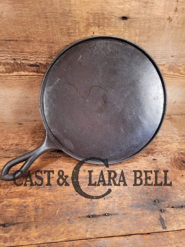 Piece Of American History. Late 1800S Antique Gate Marked Round Cast Iron Stove Eye Griddle. Elegant