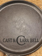 Piece of American history. Late 1800’s unknown antique Gate marked Round Cast Iron Stove Eye Griddle. Great daily user!