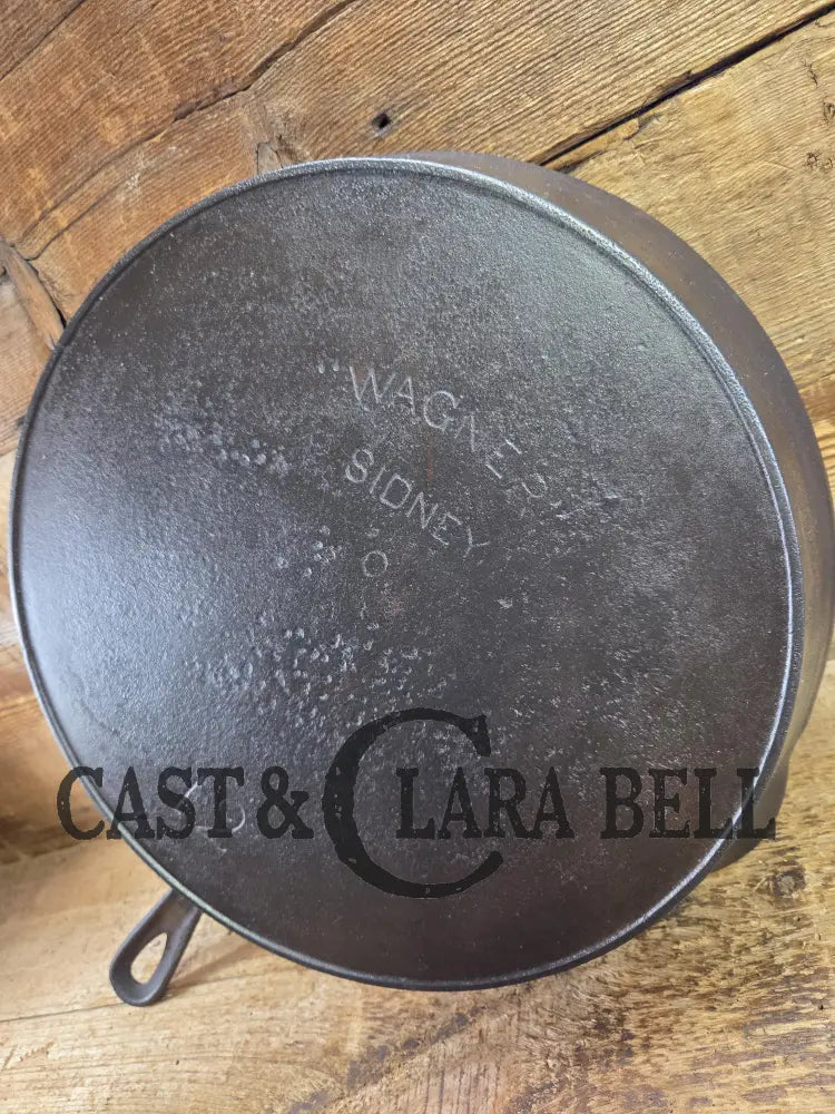 Price to Sell! HUGE 1920’s Wagner Sidney O #12 ’Arc Straight’ Skillet with Heat Ring. Fantastic daily user Skillet