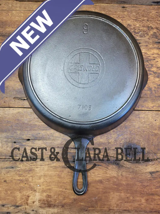 Price To Sell. See Listing. Early 1910’S Griswold #9 Cast Iron Skillet Large Block Slant Logo