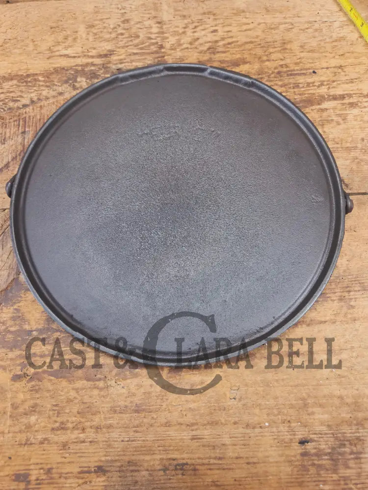 Priced To Sell: 1890’s Erie #12 Round Griddle Bailed Perfect Pizza Griddle - Griddle