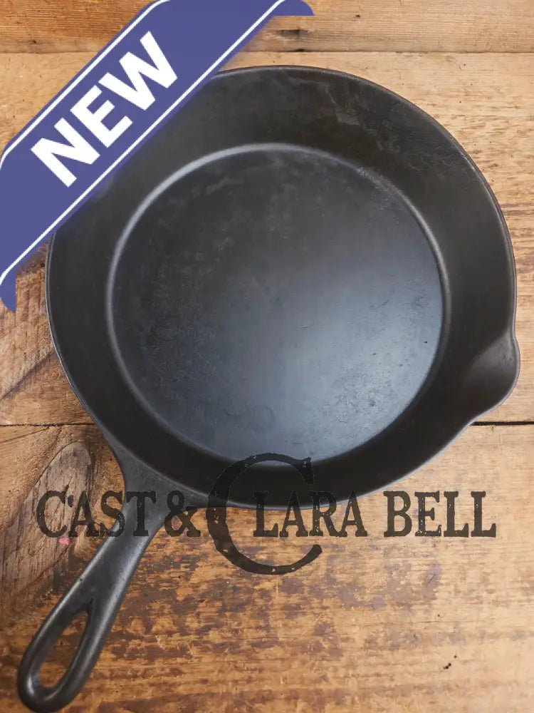 Priced to Sell! 1895-1910’s! Wagner Sidney #8 Cast Iron Skillet double Arc Logo and black iron finish Skillet