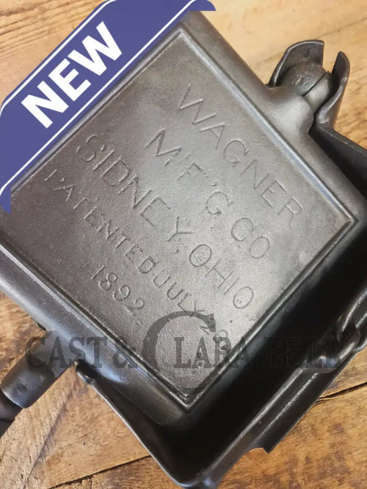 Priced to Sell 1900’s Early Wagner Mfg Co. Sidney O #8 Waffle Iron with Tall Base! - Waffle Iron