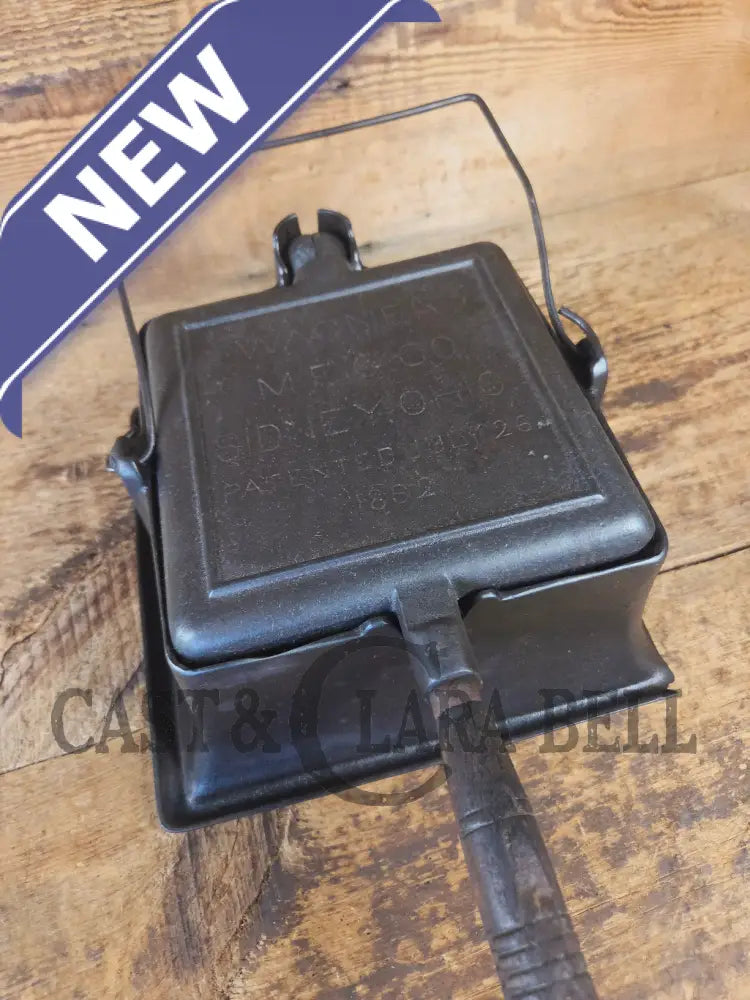 Priced to Sell 1900’s Early Wagner Mfg Co. Sidney O #8 Waffle Iron with Tall Base! - Waffle Iron