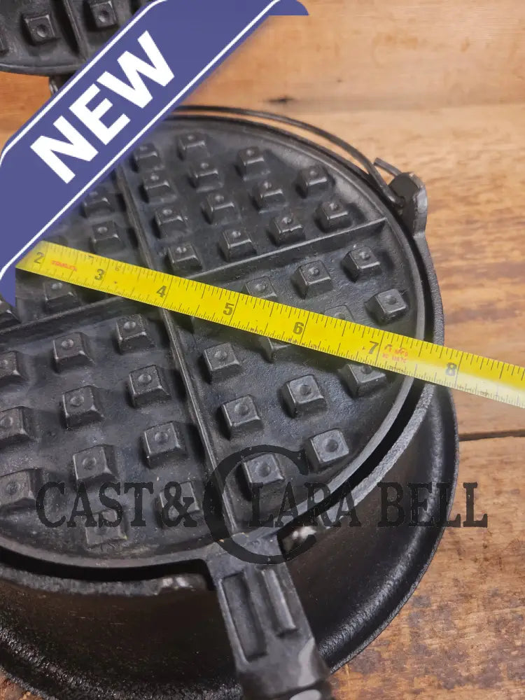 Priced to Sell 1910’s Early Wagner Mfg Co. Sidney O #8 Waffle Iron with Tall Base! - Waffle Iron