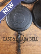 Priced to Sell 1910’s Early Wagner Mfg Co. Sidney O #8 Waffle Iron with Tall Base! - Waffle Iron