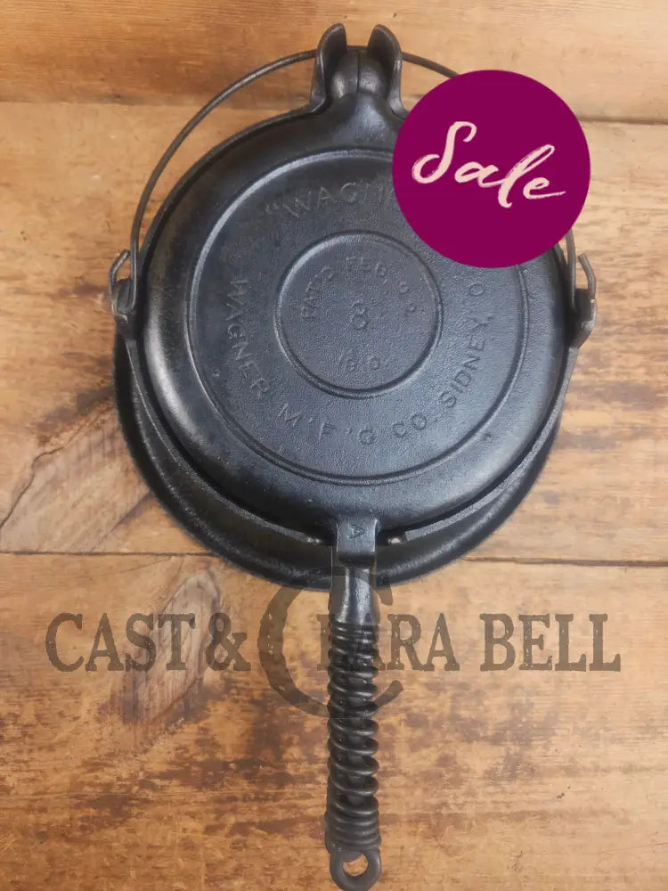 Priced to Sell 1910’s Early Wagner Mfg Co. Sidney O #8 Waffle Iron with Tall Base! - Waffle Iron