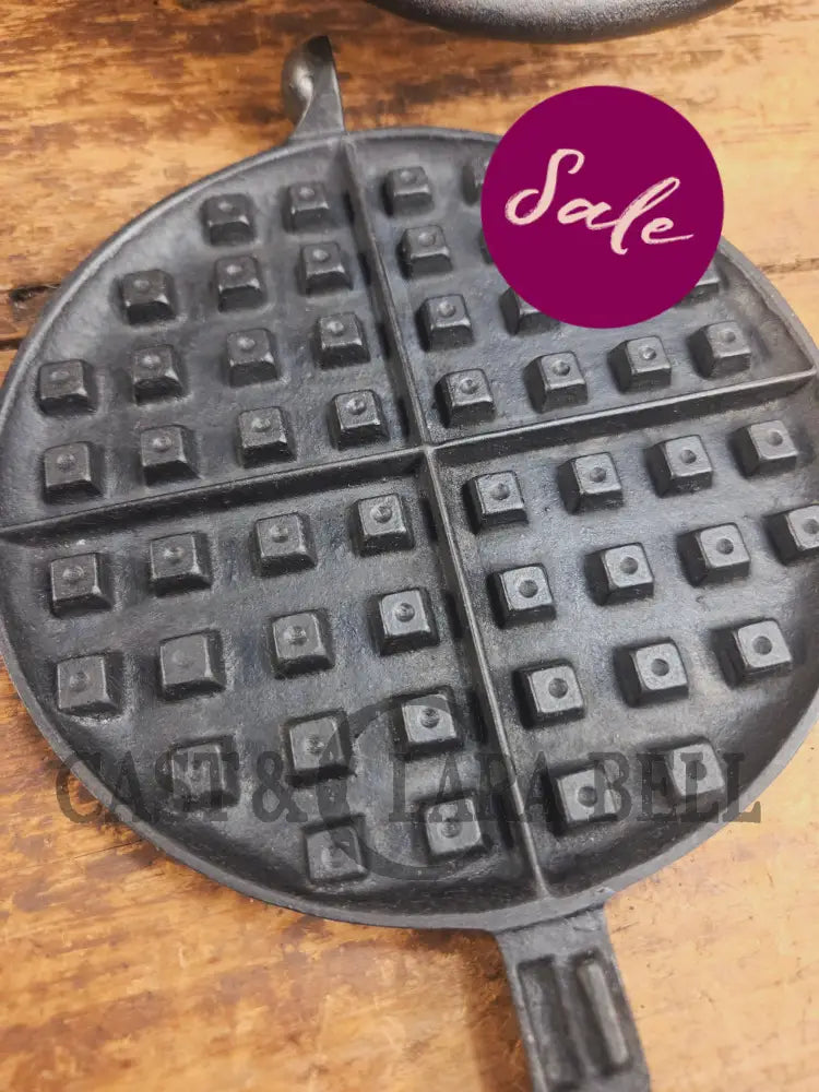 Priced to Sell 1910’s Early Wagner Mfg Co. Sidney O #8 Waffle Iron with Tall Base! - Waffle Iron