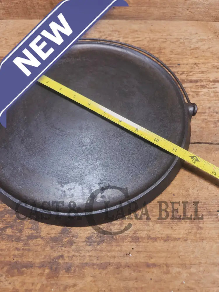Priced To Sell: 1910’s Era Griswold Slant Logo No. 12 Round Griddle Bailed 741. ERIE. Perfect Pizza Griddle - Griddle