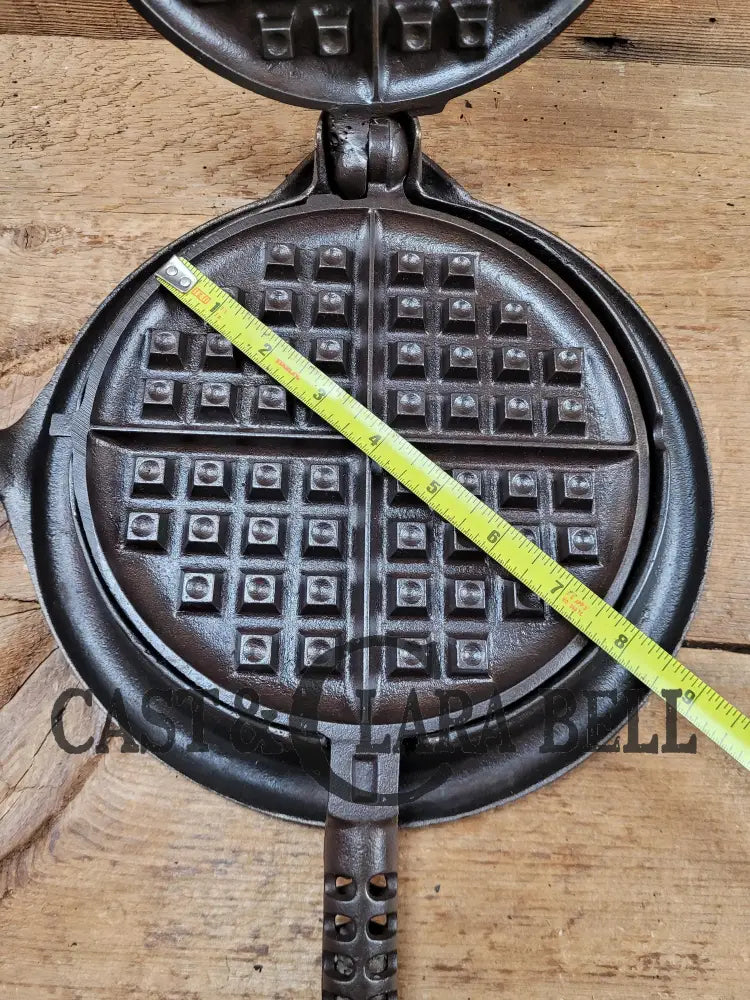 Priced To Sell! 1920’S Repaired (By Factory?) Griswold #8 Waffle Iron 885/886 With Low Base 975.