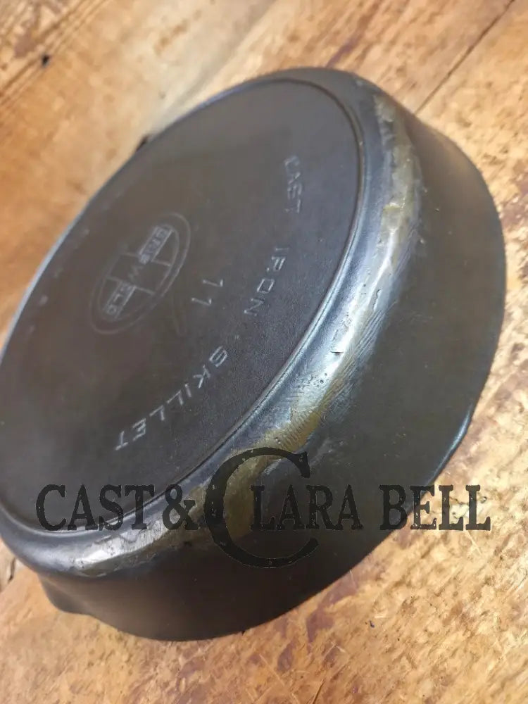 Priced to Sell 1920’s Griswold #11 Skillet with Large Block Logo and Heat Ring EPA USA p/n 717 A. Restored and Ready to