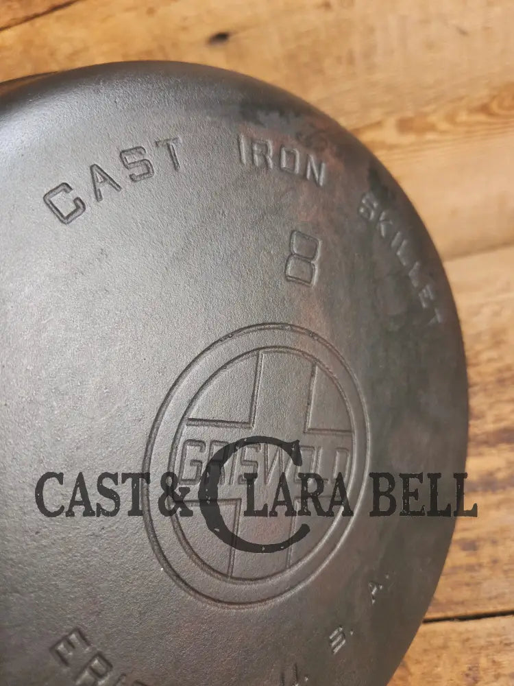 Priced to Sell 1920’s Griswold #8 Skillet with Large Block Logo and Smooth Bottom 704 M - Skillet