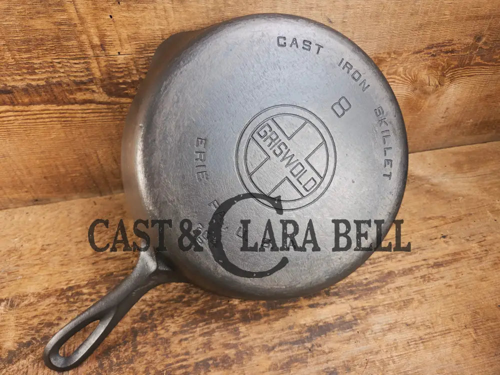 Priced To Sell! 1920’s Griswold #8 Skillet with Large Block Logo and Smooth Bottom 704 P Skillet