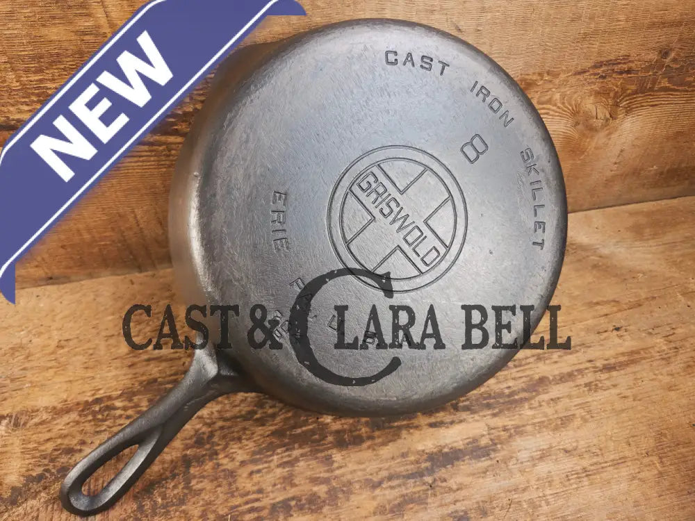 Priced To Sell! 1920’s Griswold #8 Skillet with Large Block Logo and Smooth Bottom 704 P Skillet