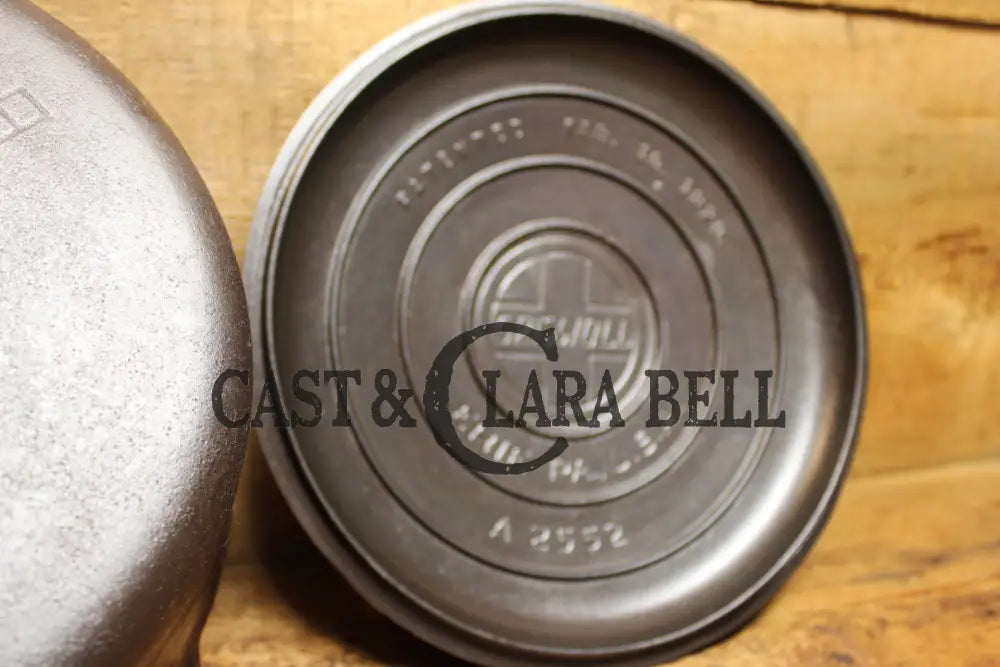 Priced To Sell! 1920S Griswold #9 Tite-Top Cast Iron Dutch Oven With Slant Logo And Lid. Great