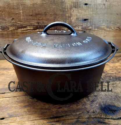 Priced To Sell! 1920’S Griswold No. 9 Tite Top Dutch Oven (834) With Large Block Logo And Low