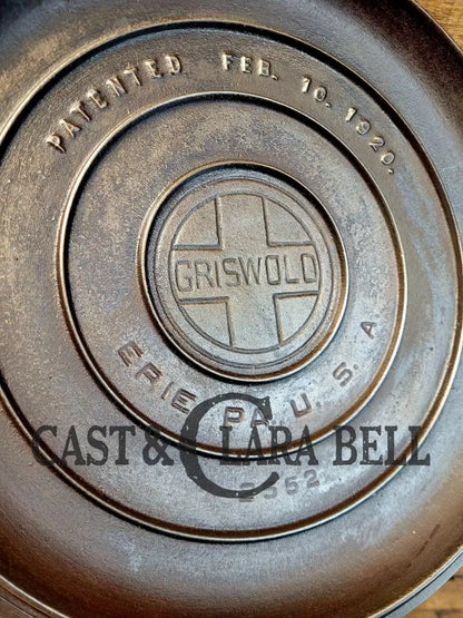 Priced To Sell! 1920’S Griswold No. 9 Tite Top Dutch Oven (834) With Large Block Logo And Low