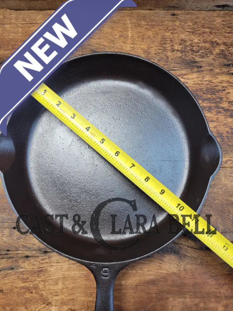 Priced To Sell! 1920’S Griswold’s Victor #9 Skillet With Heat Ring 723. Awesome Daily User!