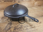Priced to Sell! 1920’s Wagner Ware #8 Deep Skillet with Lid. Perfect chicken fryer! Restored and Ready to Use! SC24