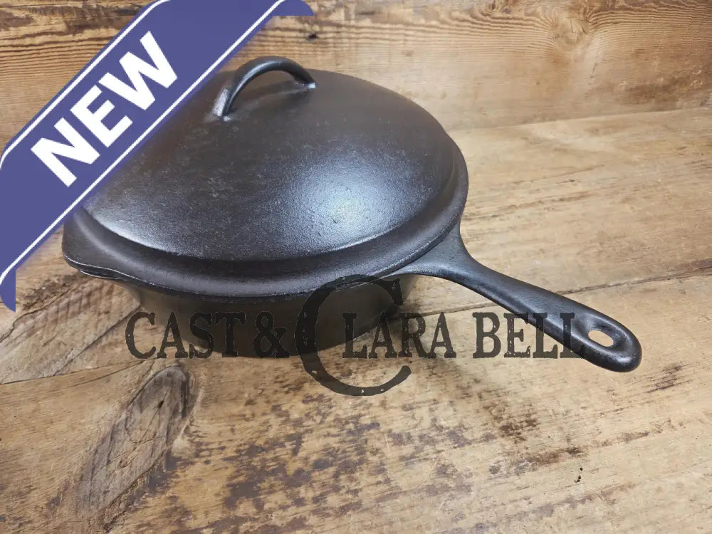 Priced to Sell! 1920’s Wagner Ware #8 Deep Skillet with Lid. Perfect chicken fryer! Restored and Ready to Use! SC24