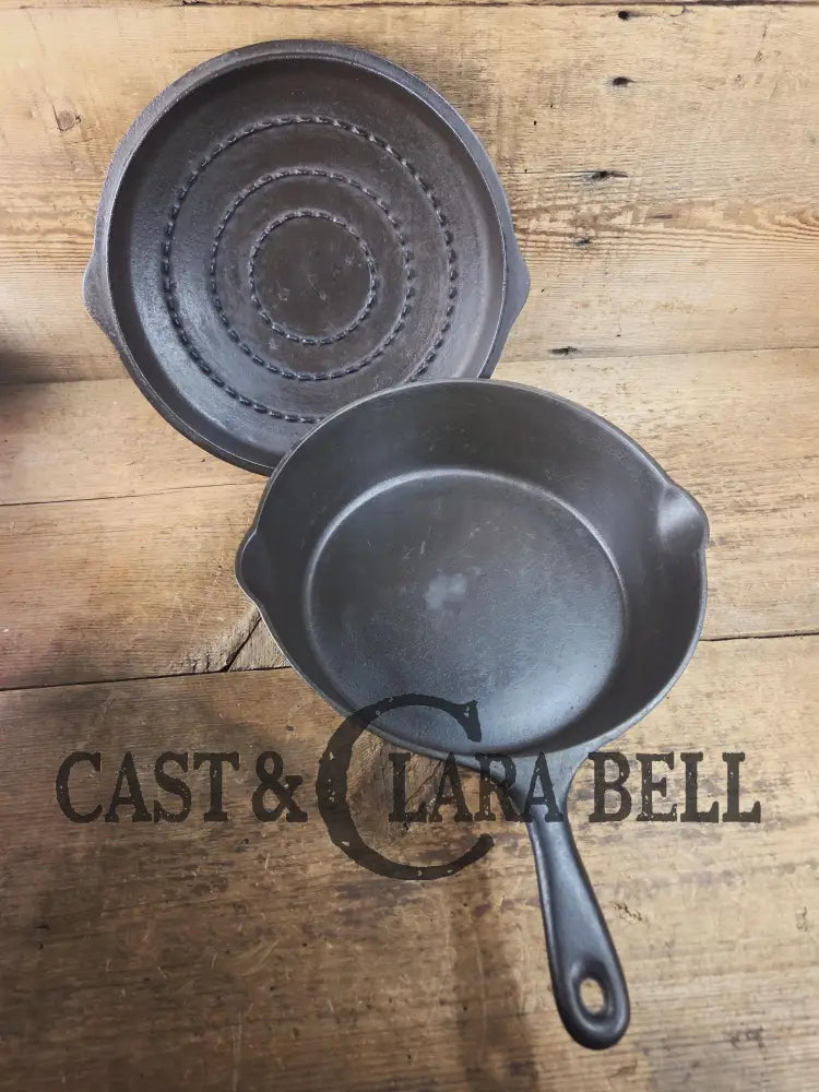 Priced to Sell! 1920’s Wagner Ware #8 Deep Skillet with Lid. Perfect chicken fryer! Restored and Ready to Use! SC24