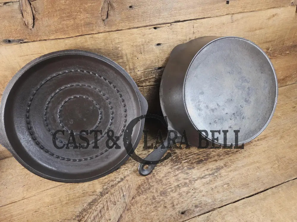 Priced to Sell! 1920’s Wagner Ware #8 Deep Skillet with Lid. Perfect chicken fryer! Restored and Ready to Use! SC24