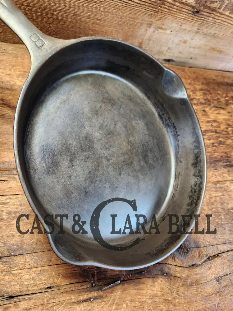 Priced To Sell! 1930’S Classic Griswold #8 Skillet With Large Block Logo And Smooth Bottom 704 Z.