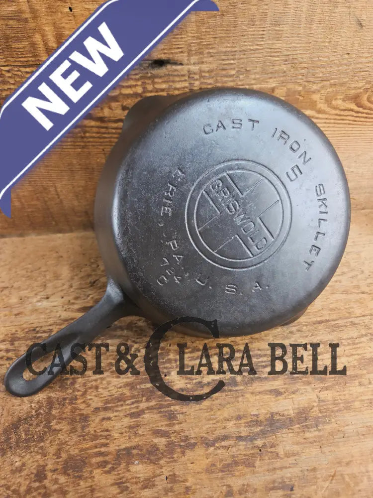 Priced to Sell! 1930’s Griswold #5 Cast Iron Skillet with Large Block Logo 724 C Skillet