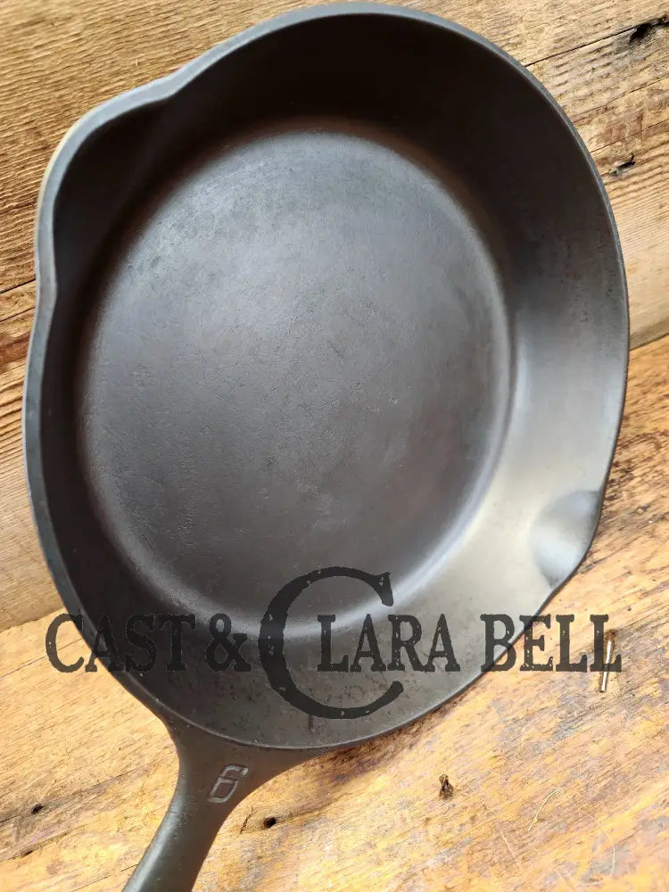 Priced To Sell! 1930’S Griswold #6 Cast Iron Skillet With Large Block Logo 699