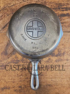 Priced to Sell! 1930’s Griswold #6 ’Duo Chrome’ Cast Iron Skillet with Large Block Logo 699 J - Skillet