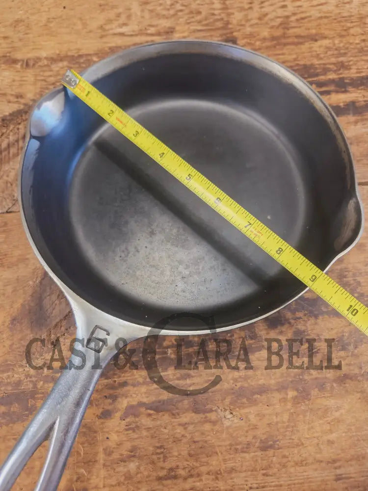 Priced to Sell! 1930’s Griswold #6 ’Duo Chrome’ Cast Iron Skillet with Large Block Logo 699 J - Skillet
