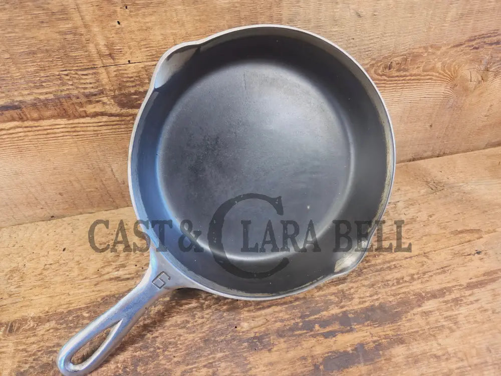 Priced to Sell! 1930’s Griswold #6 ’Duo Chrome’ Cast Iron Skillet with Large Block Logo 699 J - Skillet