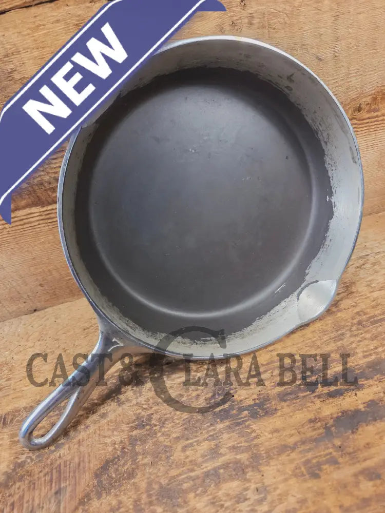 Priced to Sell! 1930’s Griswold #7 Chrome finish Cast Iron Skillet with Large Block Logo 701 - Skillet