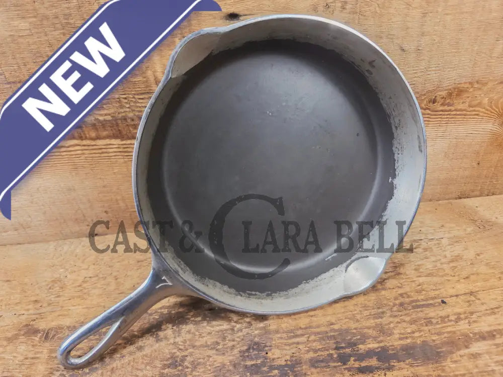 Priced to Sell! 1930’s Griswold #7 Chrome finish Cast Iron Skillet with Large Block Logo 701 - Skillet