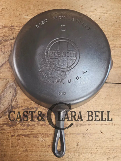 Priced to Sell! 1930’s Griswold #9 Skillet with Large Block Logo and Smooth Bottom 710 Skillet