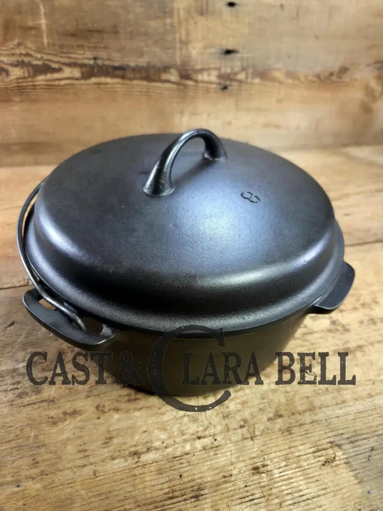 Priced to Sell! 1930’s Married Griswold’s Iron Mountain Lid & Foster #8 Bottom. PERFECT for cabin cooking first dutch
