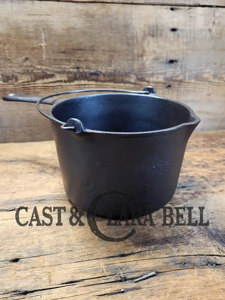 Priced To Sell! 1930’S Versatile Wagner Ware Cast Iron Deep Fat Fryer! Perfect For Campfire