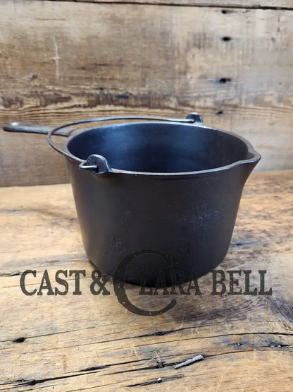 Priced To Sell! 1930’S Versatile Wagner Ware Cast Iron Deep Fat Fryer! Perfect For Campfire