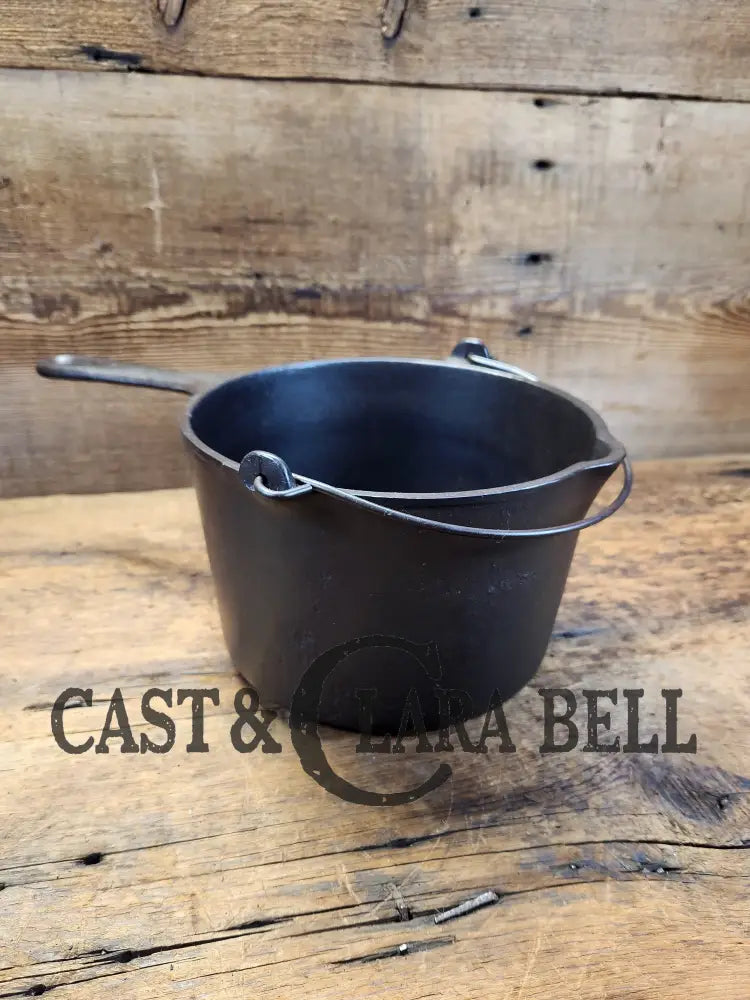 Priced To Sell! 1930’S Versatile Wagner Ware Cast Iron Deep Fat Fryer! Perfect For Campfire