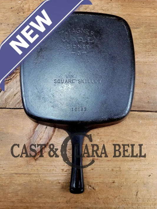 Priced To Sell! 1930’S Wagner Square Skillet P/N 1218 B. Great Daily User Or First Pan. See