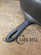 Priced to sell! A tale of two skillets...light and amazing! Late 1800’s Gate-marked unknown #11 DEEP cast iron skillet!