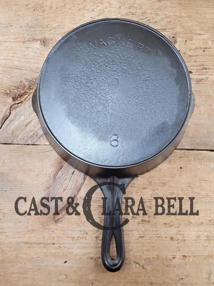 Priced To Sell! Amazing Chef’s Saute Skillet! 1920’S ’Arc Straight’ Wagner Sidney O #6